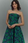 Thumbnail View 2: Mac Duggal Strapless Brocade A-Line Midi Dress