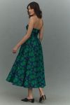 Thumbnail View 3: Mac Duggal Strapless Brocade A-Line Midi Dress