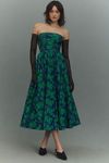 Thumbnail View 1: Mac Duggal Strapless Brocade A-Line Midi Dress