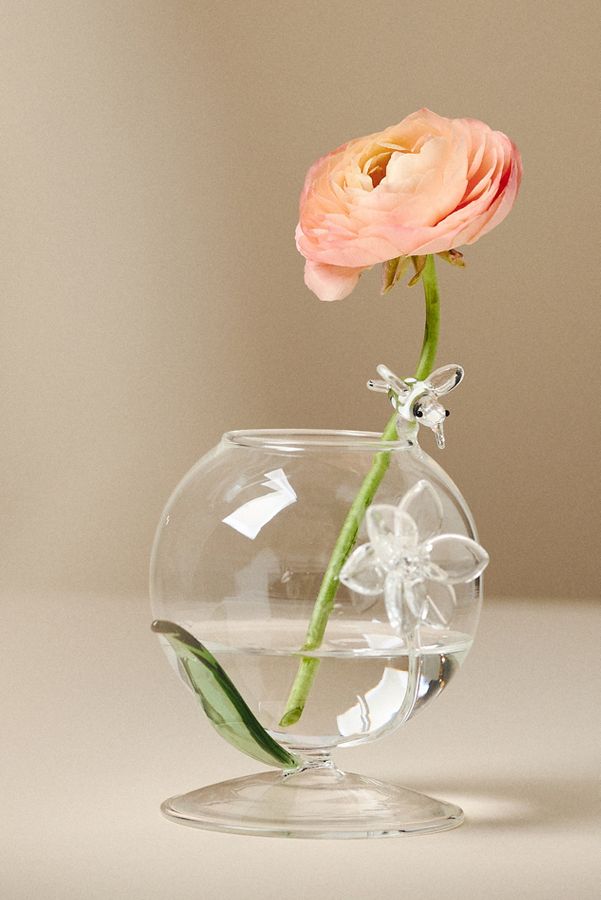 Slide View: 1: Ivie Glass Bud Vase