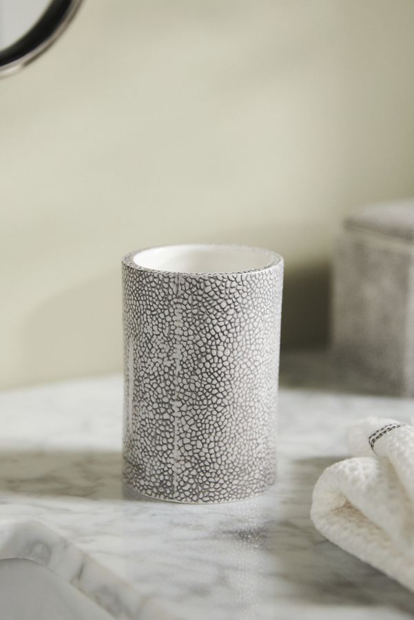 Slide View: 1: Shagreen Bath Tumbler