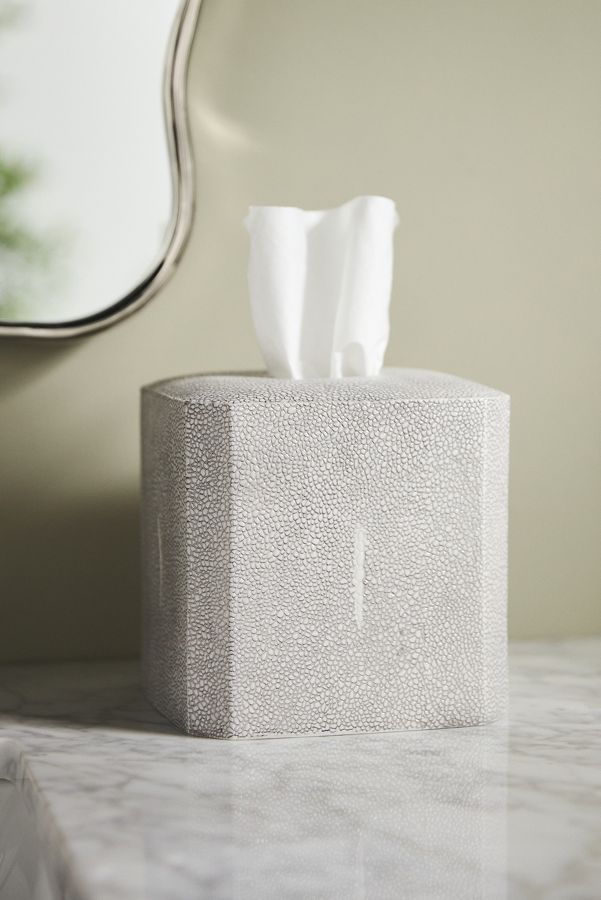 Slide View: 1: Shagreen Tissue Holder