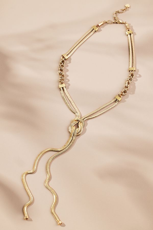 Vista de diapositivas: 1: Collar Lariat Anudado