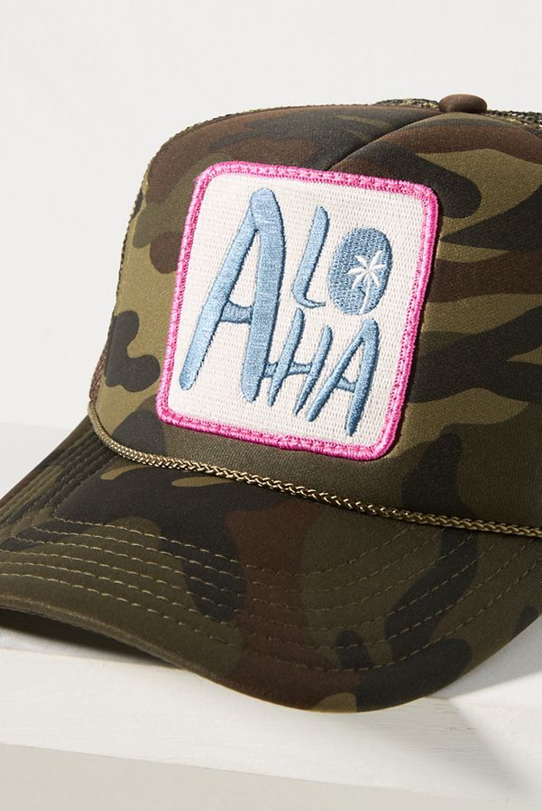 Slide View: 4: Friday Feelin Aloha Camo Trucker Hat