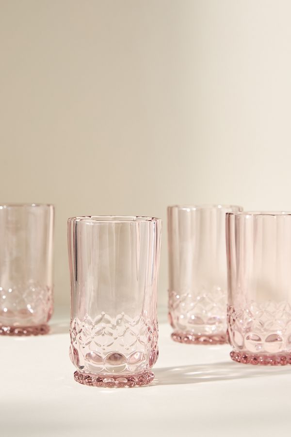 Slide View: 3: Savannah Tumbler Glasses, Set of 4