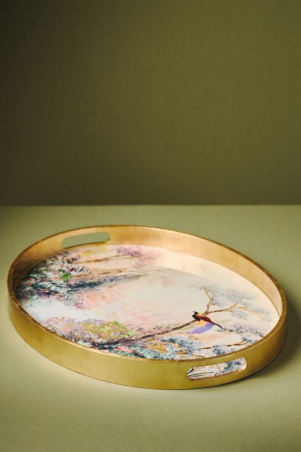 Slide View: 2: Alexandra Lacquer Tray