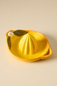 Slide View: 1: Foster Lemon Stoneware Citrus Juicer