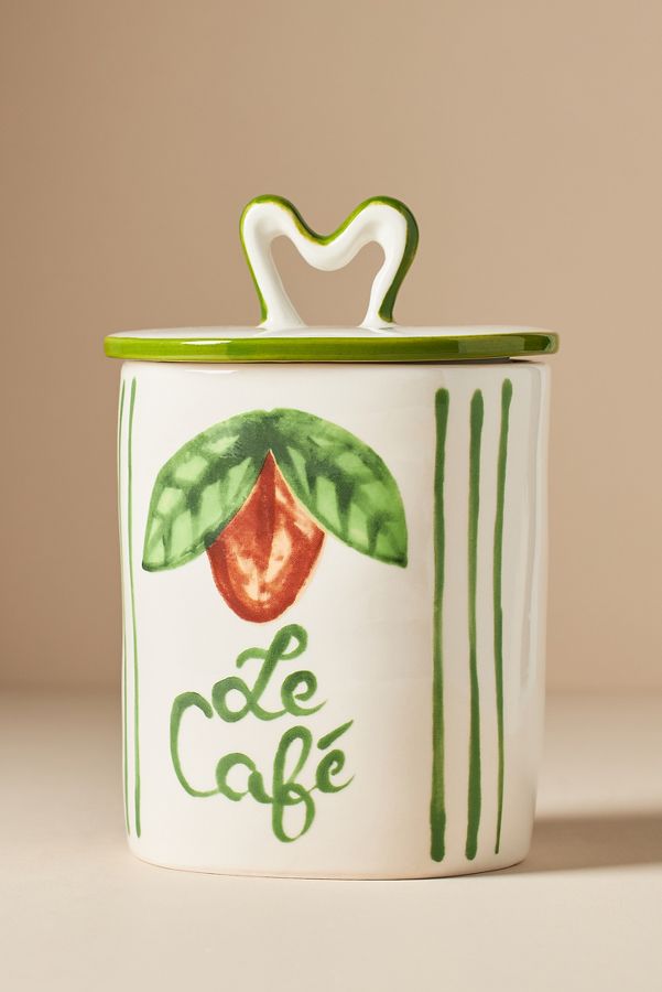 Slide View: 2: Harlie Brown Studio Belle Journée Stoneware Canister