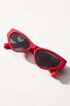 Thumbnail View 3: I-SEA Jenni Heart Cutout Cat-Eye Sunglasses