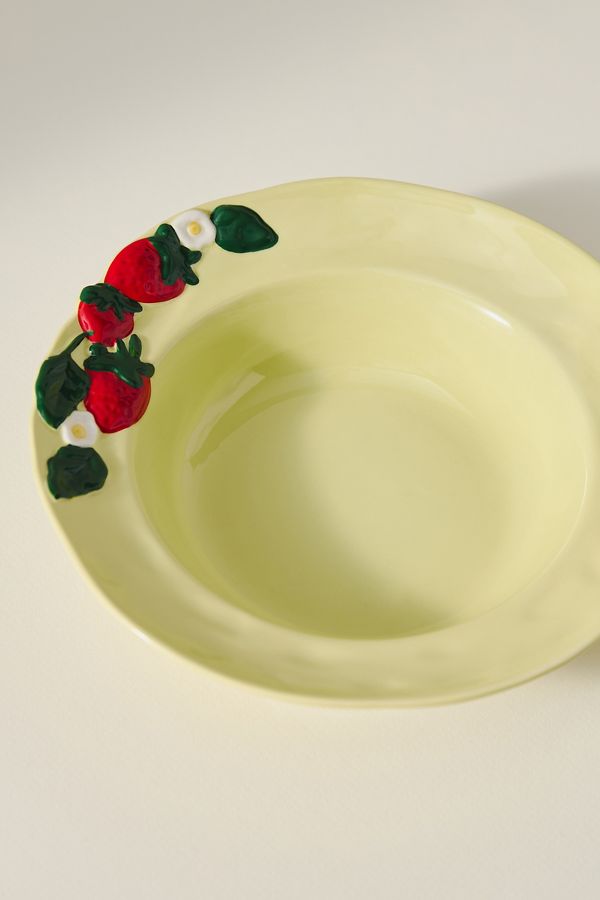 Slide View: 3: Foster Citrus Stoneware Pasta Bowl