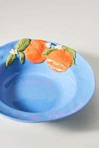 Slide View: 1: Foster Citrus Stoneware Pasta Bowl