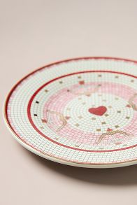 Slide View: 4: The Bistro Tile Stoneware Dessert Plate: Valentine's Edition