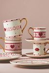 Thumbnail View 3: The Bistro Tile Stoneware Mug: Love Edition