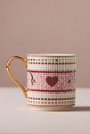 Thumbnail View 2: The Bistro Tile Stoneware Mug: Love Edition