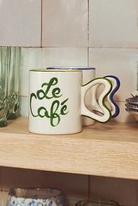 Slide View: 1: Harlie Brown Studio Belle Journée Stoneware Mug