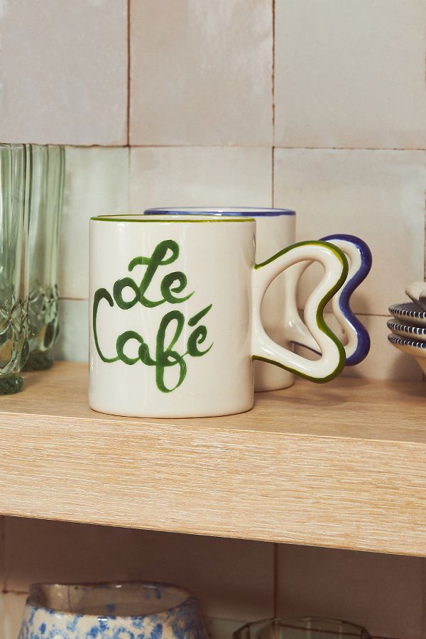 Slide View: 1: Harlie Brown Studio Belle Journée Stoneware Mug