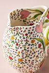 Thumbnail View 2: The Mud Fairy Blooming Hearts Stoneware Pitcher