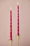 Thumbnail View 1: Handpainted XOXO Taper Candles, Set of 2