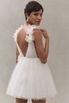 Thumbnail View 2: Katie May Cassia Plunge Tulle A-Line Mini Dress