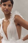 Thumbnail View 4: Katie May Cassia Plunge Tulle A-Line Mini Dress