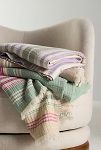 Thumbnail View 1: Jolene Cotton Wool Woven Throw Blanket