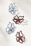 Thumbnail View 1: Boucles d'oreilles fleur centre perle