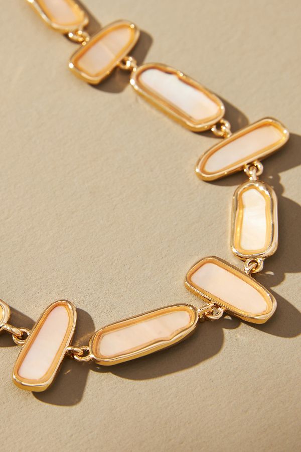 Slide View: 2: Shaped Stones Necklace