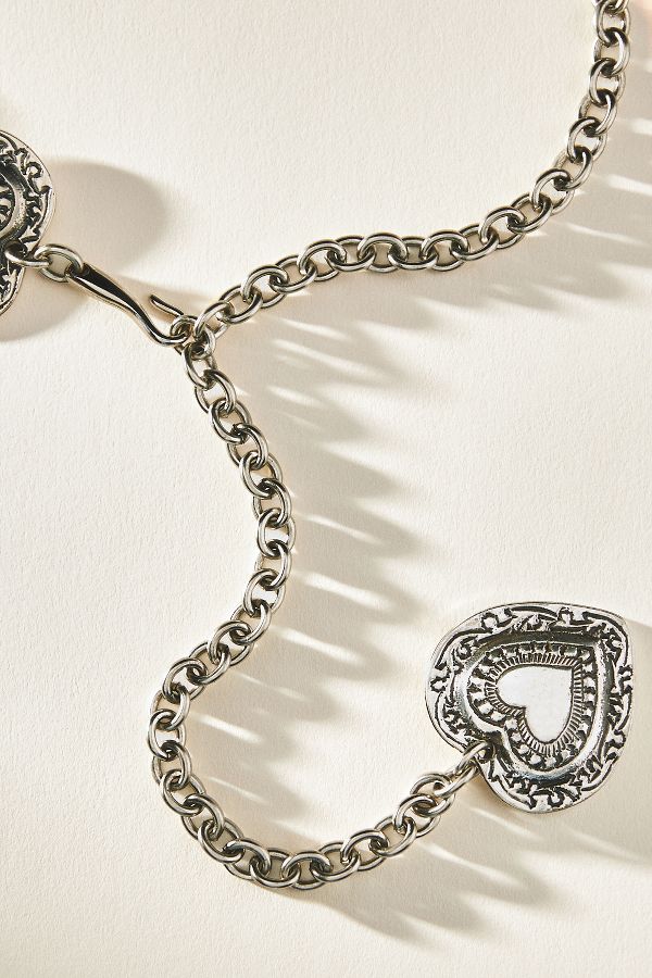 Slide View: 3: Streets Ahead Heart Chain Belt