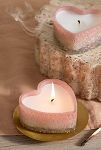 Thumbnail View 3: Bubble Glass Heart Candle, Peony Blush