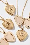 Thumbnail View 1: Monogram Heart Locket Necklace