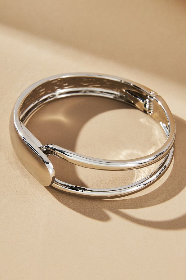 Slide View: 3: Half-Open Bangle Bracelet