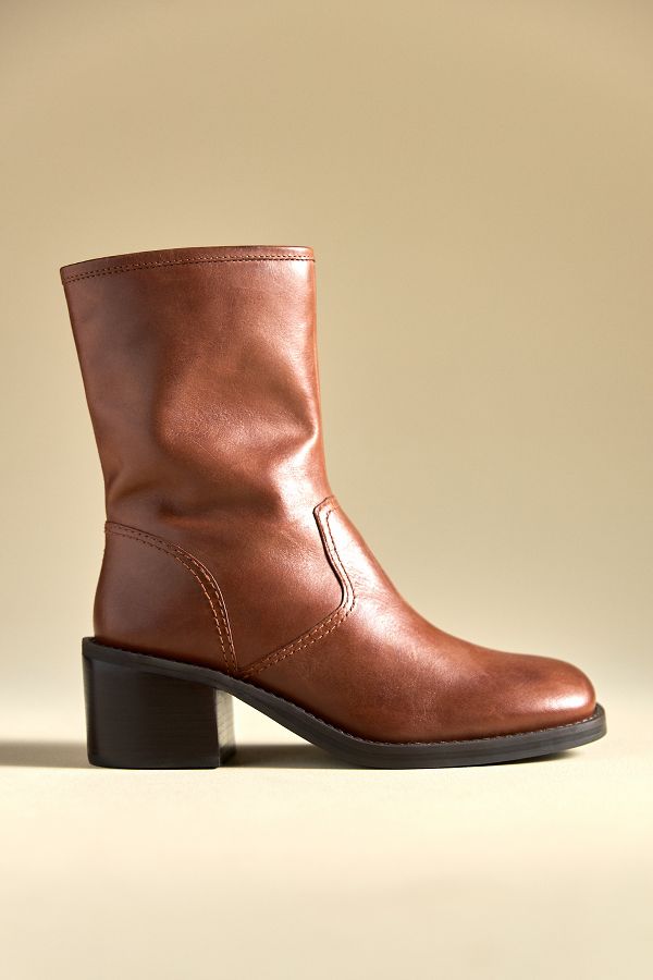 Slide View: 1: By Anthropologie Block Heel Boots