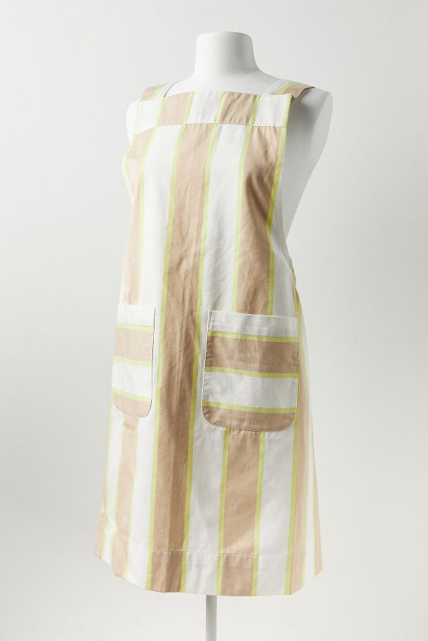 Slide View: 4: Rugby Stripe Apron