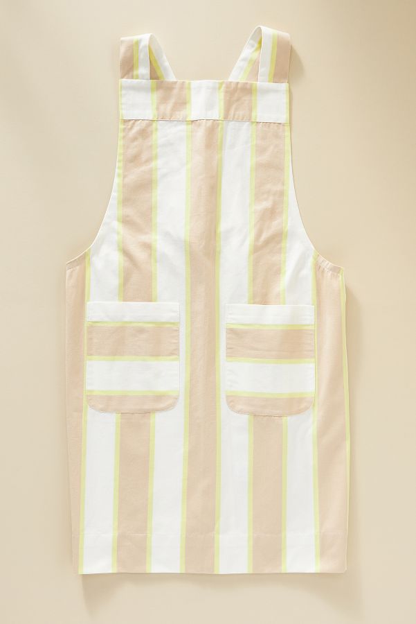 Slide View: 1: Rugby Stripe Apron