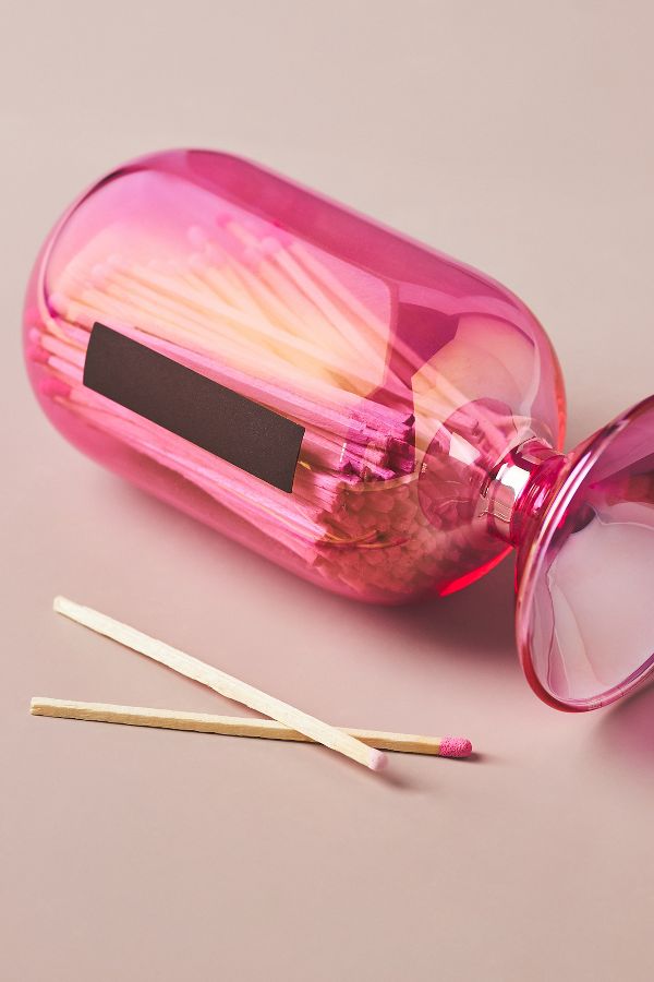 Slide View: 2: Skeem Iridescent Glass Match Cloche