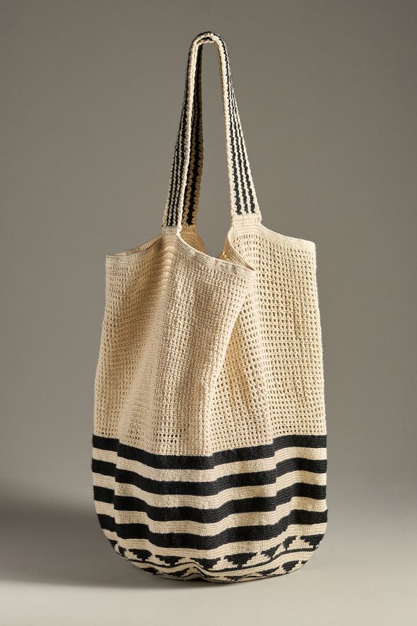 Slide View: 2: Soraya Hennessy Handmade Playera Knot Bag