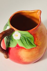 Slide View: 3: Foster Peach Stoneware Jug