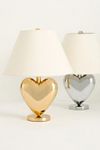 Thumbnail View 2: Amor Metallic Heart Table Lamp