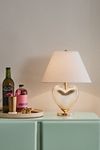 Thumbnail View 1: Amor Metallic Heart Table Lamp