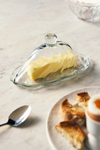 Slide View: 1: Etta Glass Butter Dish