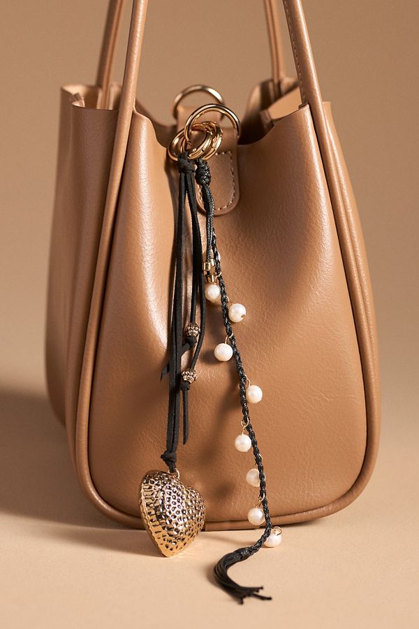 Slide View: 3: Boho Heart Bag Charm