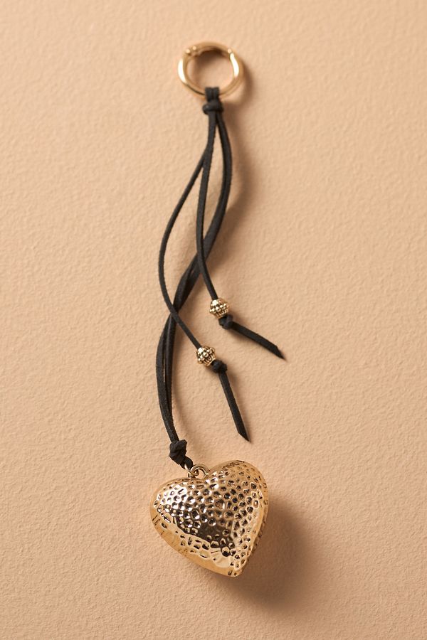 Slide View: 1: Boho Heart Bag Charm