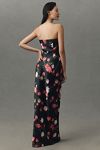 Thumbnail View 2: BHLDN Avianna Stretch Satin Strapless Side-Slit Maxi Dress