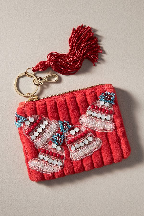 Slide View: 2: Beaded Coin Purse: Holiday Icon Edition