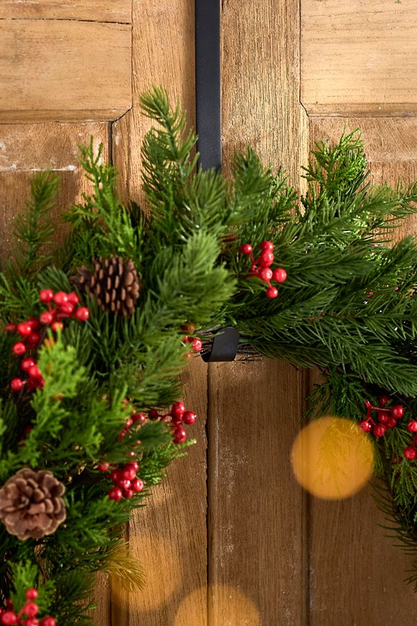 Slide View: 2: Dual-Sided Wreath Hanger