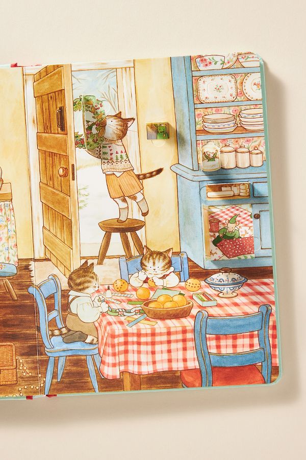 Slide View: 2: Cat Family Christmas Advent Book