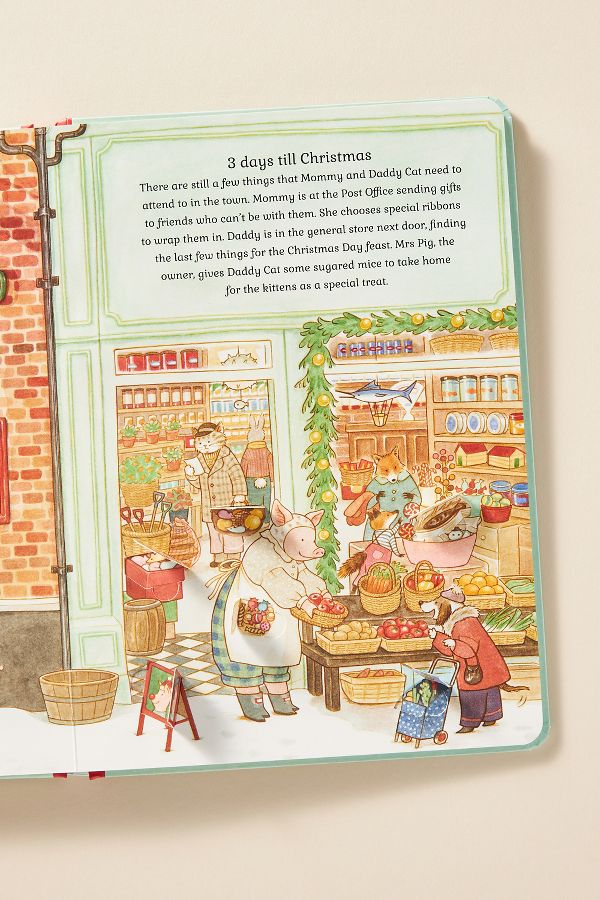 Slide View: 3: Cat Family Christmas Advent Book