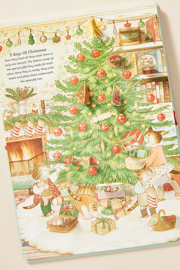 Slide View: 4: Cat Family Christmas Advent Book