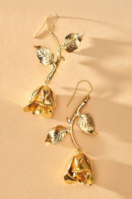 Epona Valley Rose & Vine Earrings