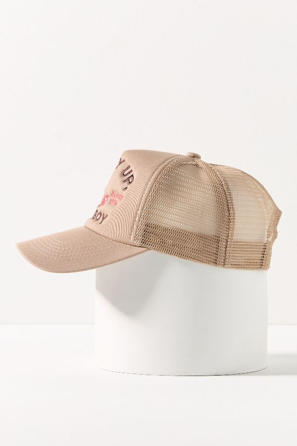 Slide View: 3: Worn/West Giddy Up Cowboy Trucker Hat